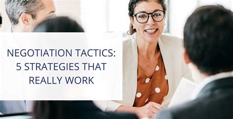 Negotiation Tactics: 5 Strategies That Really Work | Law CPD