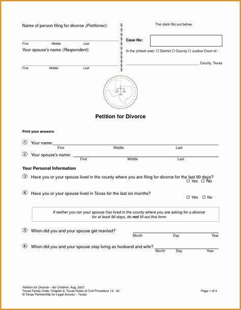 Fake Divorce Certificate Template Unique Fake Divorce Papers | Divorce ...