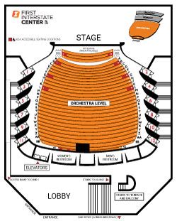 Seating Charts - First Interstate Center for the Arts