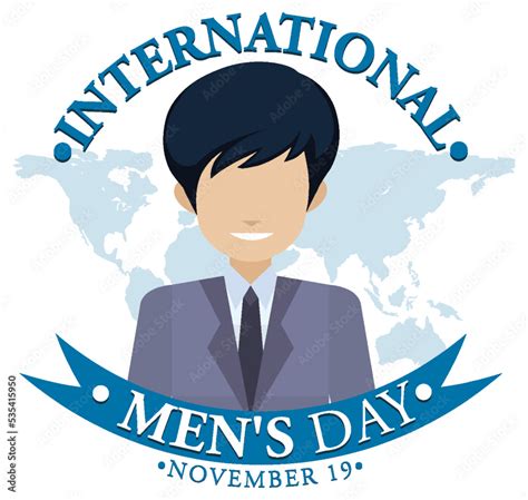 International Mens Day Poster Design Stock Vector | Adobe Stock