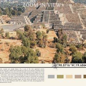 Teotihuacan Print, Teotihuacan Wall Art, Teotihuacan Poster ...