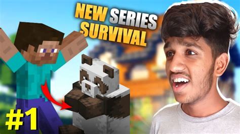 CHALLENGING THE LIFE - Minecraft New Survival Series In Hindi Gameplay #1 - Creeper.gg