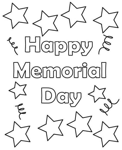 Memorial Day Coloring Pages PDF To Print - Coloringfolder.com | Memorial day coloring pages ...