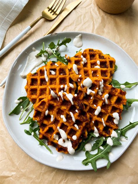 Savory Sweet Potato Waffles – The Kelly Kathleen