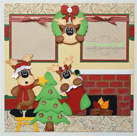 BLJ Graves Studio: Christmas Scrapbook Layout