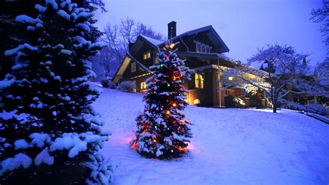 Christmas Snow Wallpaper Scenes (38+ images)