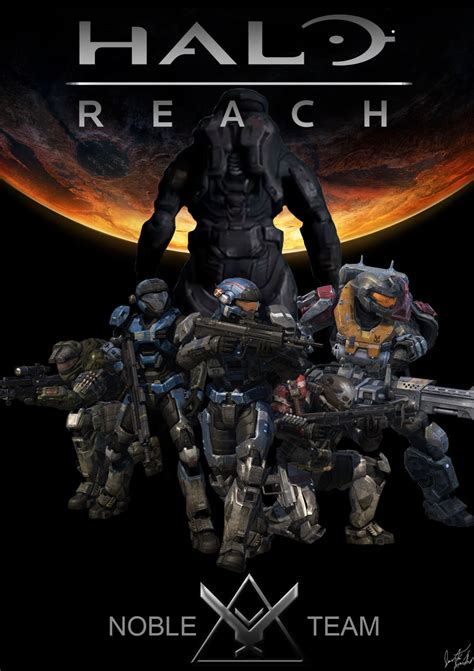 Halo Reach Noble Team Poster by CypherX667 on DeviantArt