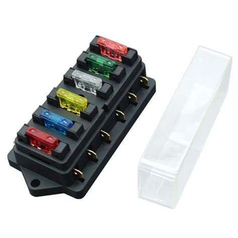 New 6 Way Fuse Holder Box Car Vehicle Circuit Blade Fuse Box Block Dropship 170907-in Fuses from ...