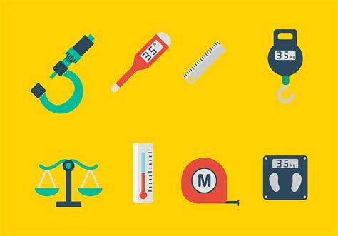 Measuring Tools Icons Vector 151416 Vector Art at Vecteezy