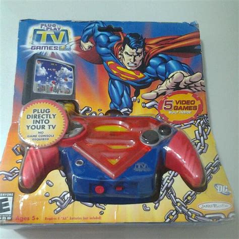 Superman Plug And Play TV Games, Hobbies & Toys, Toys & Games on Carousell