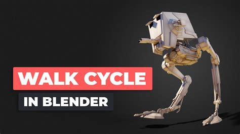 Walk Cycle Animation in Blender (Tutorial) - YouTube