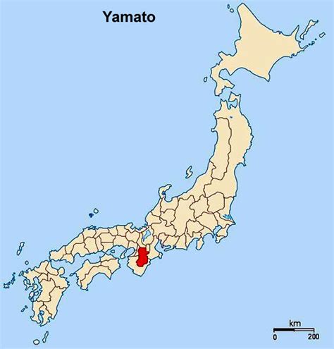 Picture Information: Map of Yamato Province