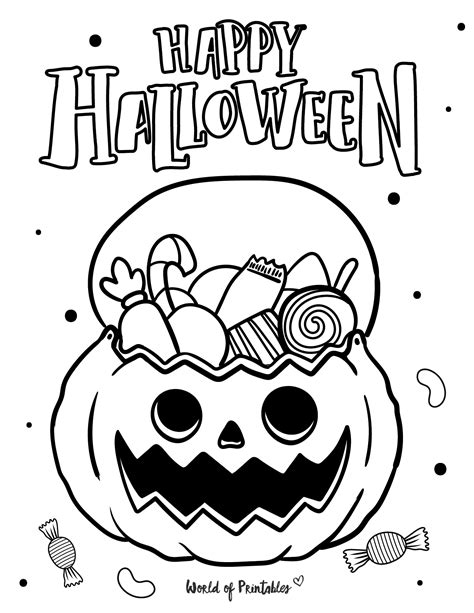 Printable Color Pages Halloween