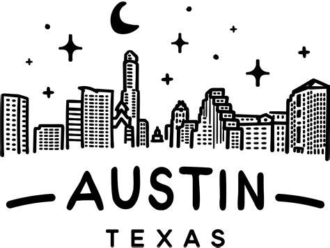 Skyline Drawing, Austin Skyline, Skyline Design, Austin Texas, Reno, Art Ideas, Shirt Designs ...