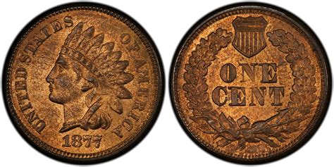 Images of Indian Cent 1877 1C, RB - PCGS CoinFacts