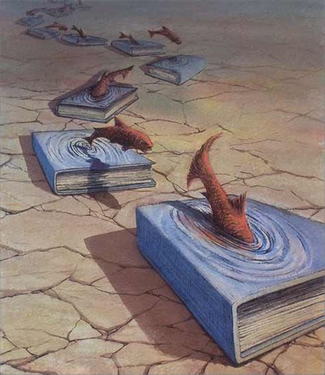 BOOKTRYST: The Surrealistic Book Paintings of Alireza Darvish