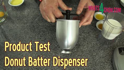 Product Test - Donut Batter Dispenser - with Amazing Donut Batter ...