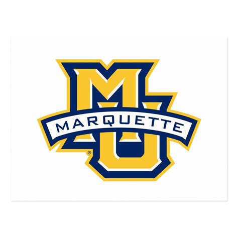 MU Marquette Postcard | Zazzle | Marquette golden eagles, Marquette ...