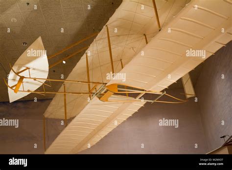 WASHINGTON D.C., USA - MAY 11, 2016: Wright Brothers 1902 Glider at the National Air and Space ...