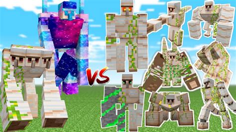 ALL IRON GOLEM vs GALAXY IRON GOLEM,3 HEADED GOLEM! - YouTube