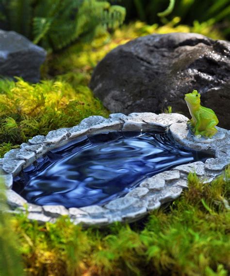 Fairy Garden Pollywog Pond Figurine | Fairy garden, Miniature fairy gardens, Garden mini