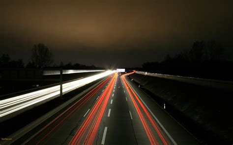 Highway At Night wallpaper