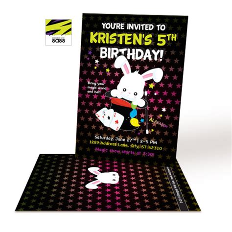 Printable, Magic Show, Kids Birthday Party, Invitation, Boy, Girl ...