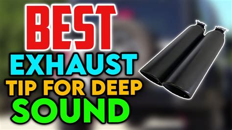 Best Exhaust Tip for Sounds | Mufflers For Deep Sound - YouTube