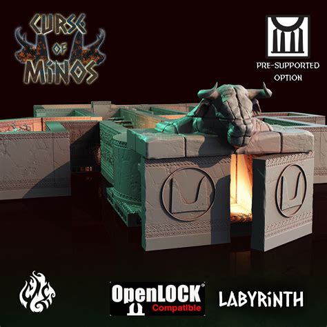 3D file King Minos Labyrinth・3D print design to download・Cults