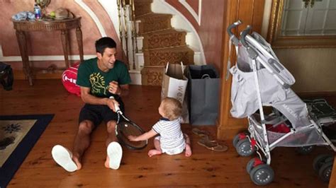 Novak Djokovic shares amusing photo of pampered son Stefan: 'Not too ...