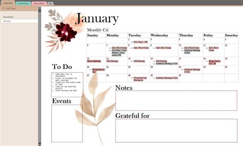 Onenote Bullet Journal Template, For home, work or education.