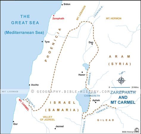 Zarephath and MT Carmel - Bible History