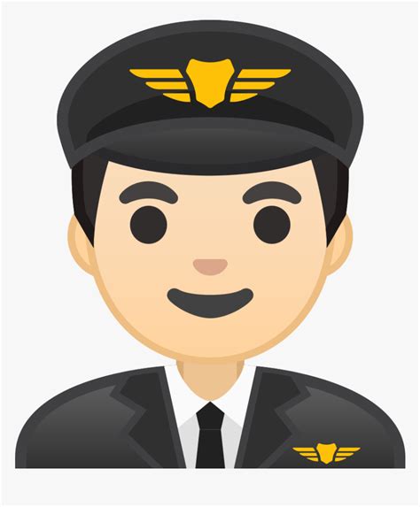 Pilot Clipart Transparent - Emoji Piloto, HD Png Download - kindpng