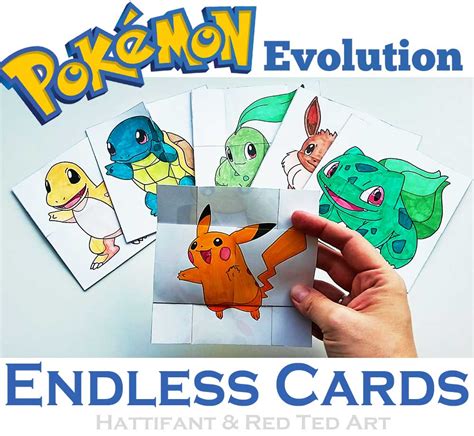 Paper Toys: Pokemon Evolution ENDLESS CARDS - Hattifant