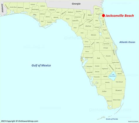 Jacksonville Beach Map | Florida, U.S. | Discover Jacksonville Beach with Detailed Maps