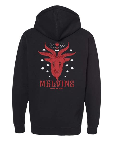 MELVINS GOAT BLACK ZIP HOODIE – Blixt Merchandise