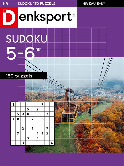 Sudoku 5-6* 150 puzzels | 6 edities - 1 jaar | Sudoku | Denksport