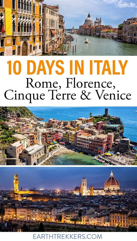 10 Day Italy Itinerary: Rome, Florence, Cinque Terre & Venice | 10 days ...