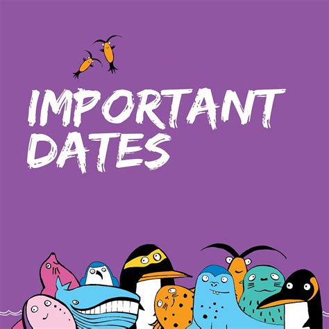 Important Dates