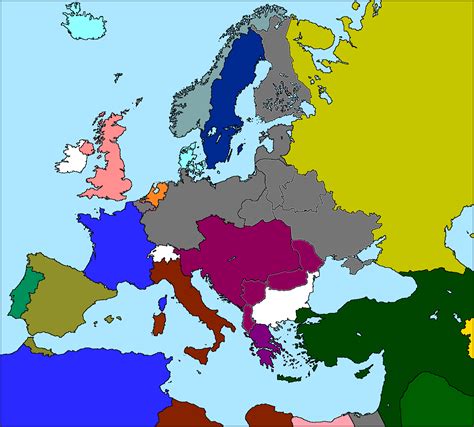 Map Of Europe In The Year 1932 After A German Victory - vrogue.co