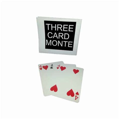 3 Card Monte Card Trick -Self Working Variation