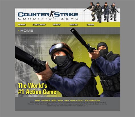 Counter-Strike: Condition Zero in 2002 - Web Design Museum