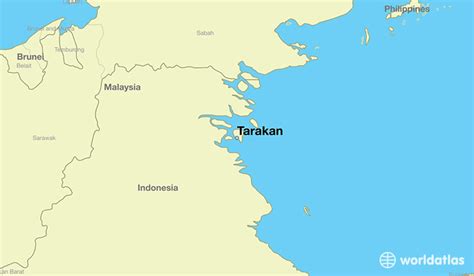 Where is Tarakan, Indonesia? / Tarakan, North Kalimantan Map - WorldAtlas.com