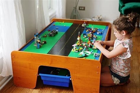 How To Turn An Old Train Table Into An Amazing DIY Lego Table | Lego table, Lego table diy, Lego