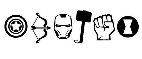 Avengers clipart silhouette, Avengers silhouette Transparent FREE for ...