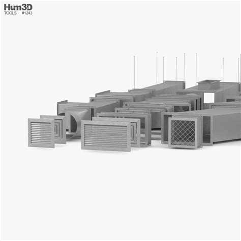 Ventilation Shaft 3D model - Architecture on Hum3D