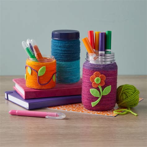 Yarn-Wrapped Container | Projects | Michaels