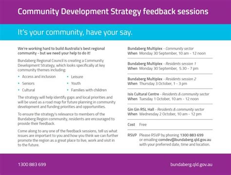 Have your say on Community Development Strategy – Bundaberg Now