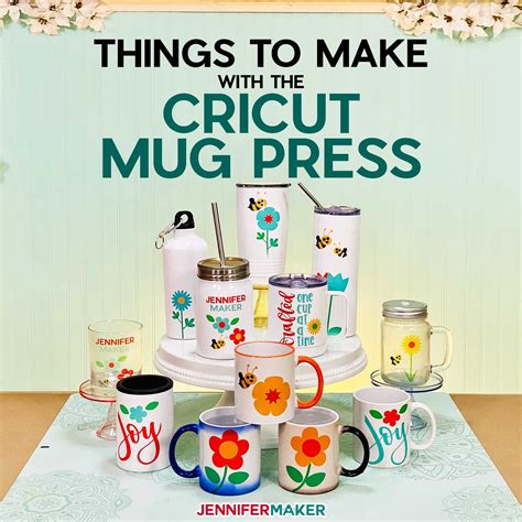 Sublimation Blanks to use with the Cricut Mug Press: Tumblers, Jars, Mugs, & More # ...