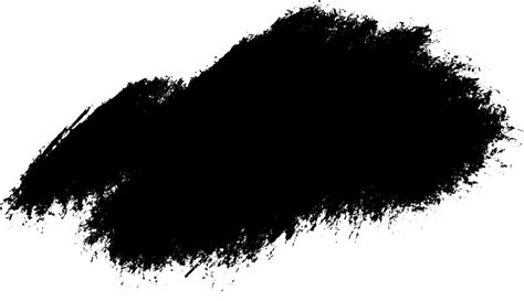 Black Ink Brush Pencil Strokes Brush Marks Modern PNG | PNG All